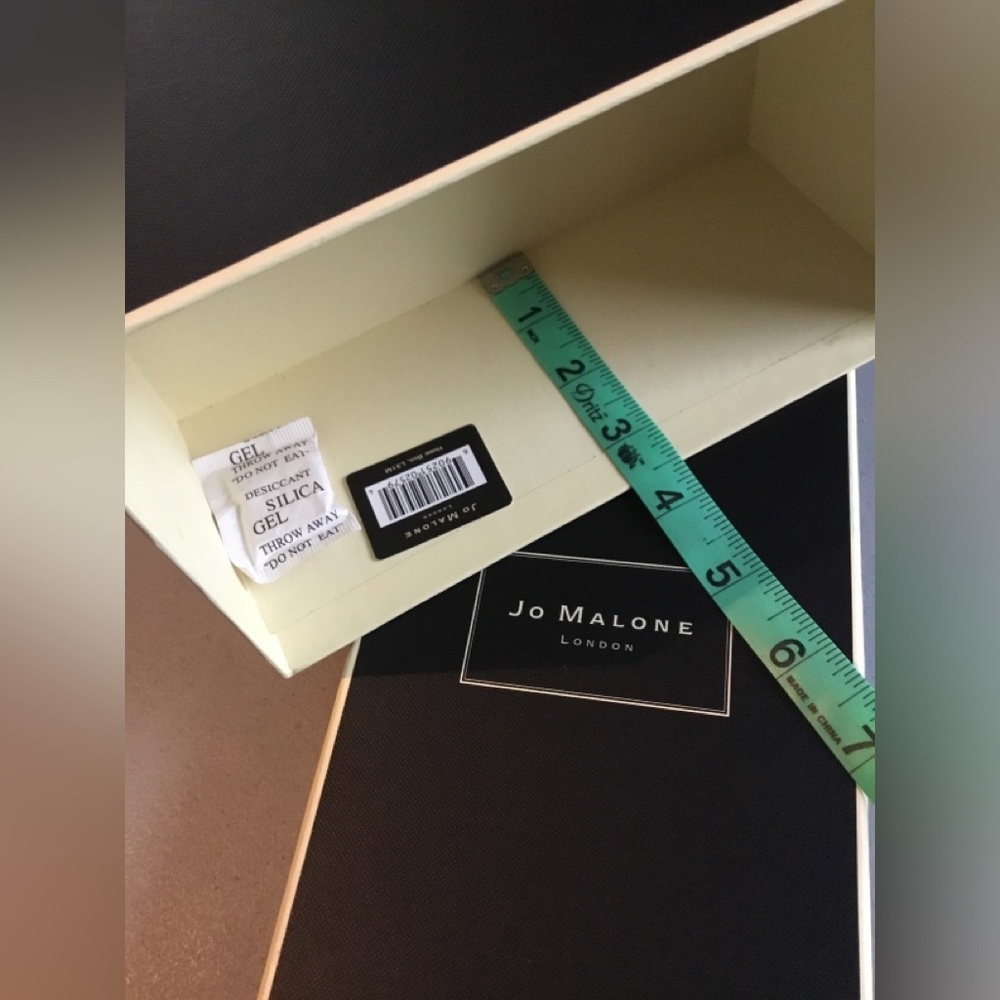 JO MALONE EMPTY SMALL BOX BLACK CREAM INTERIOR ALL LIGHT YELLOW LIGHT CREAM - Picture 10 of 10